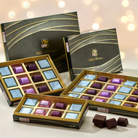 Boîte d'emballage vide pour chocolat, 50 pièces, boîtes en carton, avec calendrier, nouveauté, vente en gros