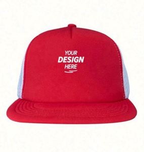 Vintage Distressed 6-Panel Trucker Cap High Profile Curved Brim Mesh Sports <b>Hat</b> <b>for</b> Outdoor & Travel Fashionable Sporty Style - Product Image 6