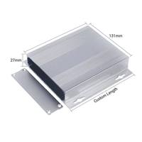Boîtier en alliage d'aluminium sur mesure 131*27mm IP54 pour module de capteur de driver de bande LED, alimentation OEM