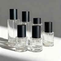 Bouteille compte-gouttes en verre ambré en gros, flacon unique pour huile capillaire, flacon compte-gouttes pour huile de parfum, emballages de formes variées avec boîte