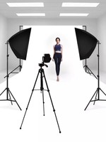 Photo Studio Softbox 50x70cm Photographie Soft Box pour Ampoule LED Video Box avec Diffuseur