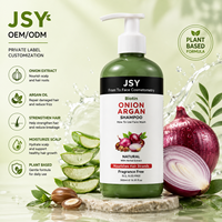 Sampo JSY Onion Argan Oil Biotin 500ml Perawatan Kulit Kepala yang Memperkuat dan Menutrisi, Rambut Halus, Berbahan Dasar Tumbuhan, Label Pribadi OEM ODM