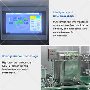 Máquina Homogeneizadora y Pasteurizadora OCEAN, Línea de Procesamiento Automática de Huevo Líquido Pasteurizado - Product Image 4
