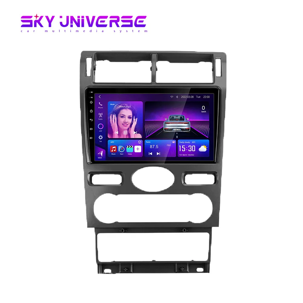 Para Ford Mondeo 3 2000 - 2007 Android 11 Octa-Core unidad HU 4G en el tablero del coche Radio Multimedia reproductor de vídeo apoyo DSP CarPlay