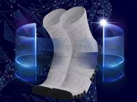 Chaussettes de randonnée en laine thermique pour hommes-Chaussettes de sport d'hiver mérinos avec semelle épaissie pour l'alpinisme et le ski
