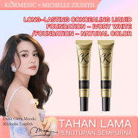 Indonesia Bpom aprobado KORMESIC 30ml maquillaje de alta cobertura impermeable ligero 12H base líquida de ocultación de larga duración