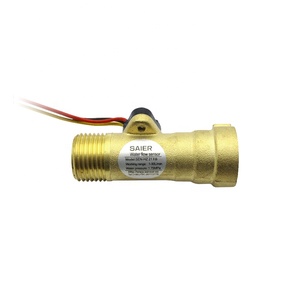 Warmwasser bereiter DN15 Zoll Wasser durchfluss <span class=keywords><strong>sensor</strong></span> Messing-Durchfluss sensoren Hall-Effekt Magnetischer Turbinen-Durchfluss <span class=keywords><strong>sensor</strong></span> OEM - Product Image 5