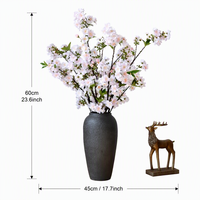 Bouquet de mariée haut de gamme, moderne, fait main, en latex, avec fleurs artificielles de sauge et de salvia blanches et roses, pour mariage et fête