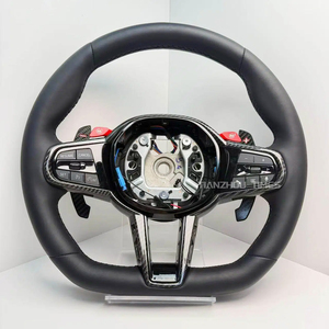 G ชุดพวงมาลัยคาร์บอนไฟเบอร์อุ่นสำหรับ BMW, G20 330i X3 G01 540i G30 M550i X5 G05 G80 M3 G82 M4 M240i lci G42 - Product Image 6