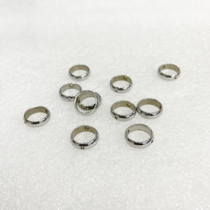 Telai di <span class=keywords><strong>perline</strong></span> in acciaio inossidabile di qualità 8/10/12mm anello di <span class=keywords><strong>perline</strong></span> di metallo distanziatori in metallo <span class=keywords><strong>per</strong></span> gioielli che fanno risultati fai da te - Product Image 4