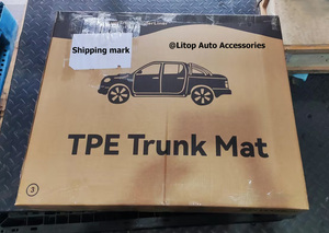 Forro de Caja de Camioneta 3D de TPE Negro Resistente a los Arañazos, Alfombrillas para Maletero de Automóvil para Ford Ranger T7 T8 T9 2023, Accesorios para Camionetas - Product Image 5