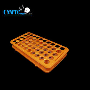 Porte-<span class=keywords><strong>tubes</strong></span> en plastique jetables de laboratoire Porte-<span class=keywords><strong>tubes</strong></span> à essai multifonction de 50 puits pour différentes tailles de <span class=keywords><strong>tubes</strong></span> - Product Image 6