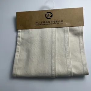 Foshan textile supplier 100% pure cotton 9.9oz high quality pure white denim fabric