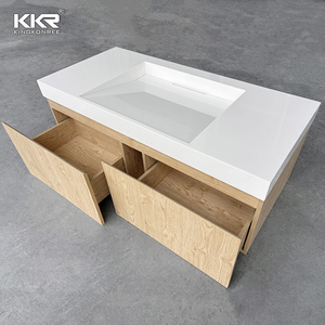 Superficie de la Mesa del tocador del baño <span class=keywords><strong>Encimera</strong></span> del fregadero de pared <span class=keywords><strong>encimera</strong></span> de lavado de superficie sólida - Product Image 2