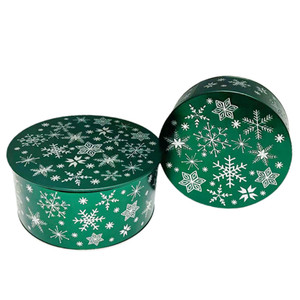 Fábrica Custom <span class=keywords><strong>Round</strong></span> Metal <span class=keywords><strong>Box</strong></span> Embalagem Dream Cake <span class=keywords><strong>Tin</strong></span> Can para conservas alimentares - Product Image 4