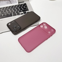 Coque Ultra Minimaliste au Design Simple, Surface Mate Agréable au Toucher, Anti-Traces de Doigts pour iPhone 17 Pro Max Air 16 15 14 13 Pro Max