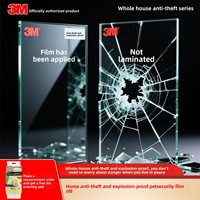 Film anti-effraction et anti-explosion 3M pour la maison, résistant aux chocs et aux typhons, retarde la brise des vitres, protection de toute la maison