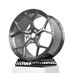 ล้อฟอร์จสีเทาขัดเงาขนาด 19 20 21 22 นิ้ว แบบโมโนบล็อก 5x112 สำหรับ <span class=keywords><strong>Audi</strong></span> A6 <span class=keywords><strong>S6</strong></span> A7 S7 RS5 RS6 RS7 Q7 Q8 SQ8 <span class=keywords><strong>E</strong></span>-<span class=keywords><strong>TRON</strong></span> ล้อแม็กซ์อัลลอยสั่งทำพิเศษ - Product Image 1