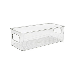 Transparent Desktop <b>Storage</b> <b>Box</b> For Cosmetics Skincare Products <b>Stackable</b> Organizer With Lid 2 Pcs - Product Image 5