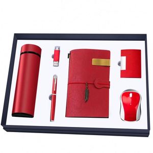 Juego de Regalo Empresarial de Oficina con Botella de Agua y Cuaderno Promocionales de Alta Calidad con Logotipo Personalizado Impreso en Serigrafía - Product Image 4