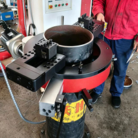 Machine à chanfreiner les tuyaux pneumatique OCP-325, à fixation externe sur site, type coquille, pour acier au carbone et acier inoxydable, 12 pouces, chanfreineuse à froid