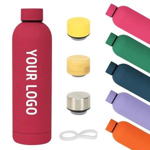 Bouteilles isothermes à double paroi avec logo personnalisé, 350 ml, 500 ml, petite ouverture, en acier inoxydable, bouteille d'eau de sport pour les voyages - Product Image 4