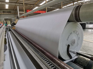 Matériaux géosynthétiques non tissés industriels en fibres de polyester aiguilletées utilisés pour la filtration, la stabilisation des sols et le drainage - Product Image 4