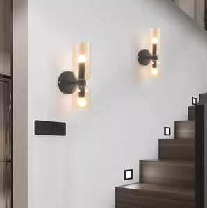 Lámpara de <span class=keywords><strong>Pared</strong></span> LED Moderna de Cristal AB para Dormitorio, Sala de Estar, Baño, Iluminación Interior, Decoración, Lámpara de <span class=keywords><strong>Pared</strong></span> - Product Image 2