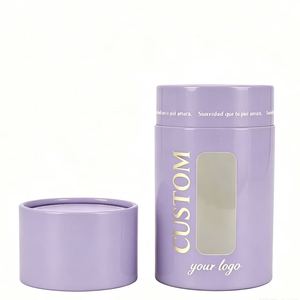 Boîtes d'emballage cosmétiques personnalisées imprimées, tube en carton cylindrique pour parfum et huile essentielle, écologiques et recyclables - Product Image 5