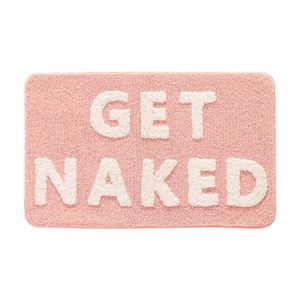 Get Naked <b>Bath</b> Mat Rectangle Non Slip Absorbent Bathroom Shower Mat Faux Cashmere Pink - Product Image 5