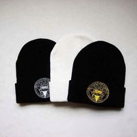 Chapeau d'hiver classique en jacquard doux unisexe avec logo de marque personnalisé