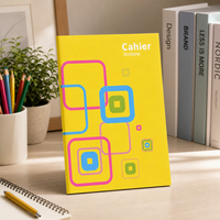 Cahier d'exercices scolaire personnalisé pour l'apprentissage sur le campus, agrafé, multi-spécifications, multi-couvertures, pour l'écriture, direct usine