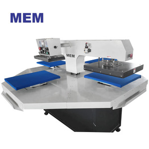 Máquinas de Prensa de <span class=keywords><strong>Calor</strong></span> Neumáticas Automáticas Rotativas Tipo Carrusel TZ-4050-2 de 40x50 cm <span class=keywords><strong>y</strong></span> 4 Estaciones con 2 Cabezales de Calentamiento - Product Image 4