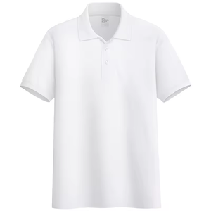 Polo de sport en gros pour hommes, en polyester et coton, avec logo brodé, personnalisable, conception de logo sur mesure - Product Image 4