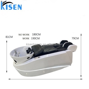 เตียงนวดสระผมอัตโนมัติ Kisen Modern Shampoo Massage Bed สไตล์ญี่ปุ่น สำหรับสปาผม โต๊ะทำผมไฟฟ้า เก้าอี้สระผม สำหรับคนอ้วน - Product Image 5