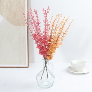 <span class=keywords><strong>Tige</strong></span> d'eucalyptus artificielle pour la décoration de mariage, de fête, de maison, de table intérieure, de scène de Thanksgiving, feuillage réaliste en soie synthétique - Product Image 2