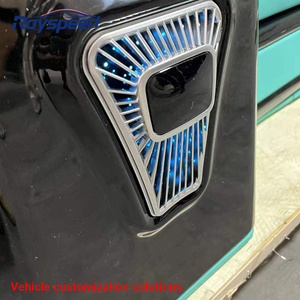 พาร์ติชั่นหนัง PU หรูหราวีคลาสแผ่นทีวีที่กำหนดเองได้สำหรับ W447 Vito hienna HIACE <span class=keywords><strong>Alphard</strong></span> MPV Car - Product Image 5