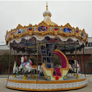 Professional Manufacturer Color Indoor Kids Carousel Rides Luxury Carousel Horse