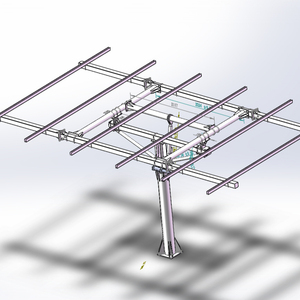 6kw 12kw <b>Panels</b> Kit Double System Completed Systems <b>Key</b> Components of Sun Tracking Dual Axis Solar Trackers - Product Image 1