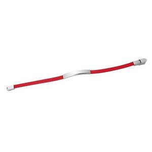 Steel <b>Bracelet</b> with <b>Red</b> EVA 0.50cm Straps Product Category - Product Image 2