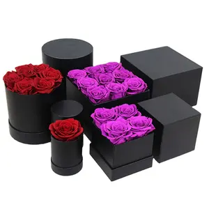 Regalo de San Valentín 2023 Rosas preservadas en caja Real Forever Rose Eternal Rose caja de regalo