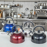 Bouilloire Xinyuan Tete Manquin Top en acier inoxydable écologique, type Dallah arabe, compatible four, cuisinières à gaz et à induction, 3.0L, design moderne