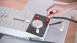 Plancha de vapor automática de 1.4KW para ropa, con tabla de planchado y función de secado de prendas, 65cm - Product Image 6