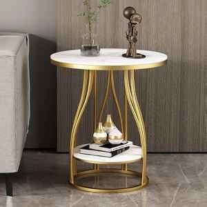 Mesa de Centro de Metal Negro Mate con Diseño Minimalista para Sala de Estar Moderna, Dormitorio y Esquinas de Oficina - Product Image 4