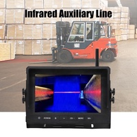 Sistema de Cámara Inalámbrica para Montacargas, DVR de 360 Grados, Monitor de 9 Pulgadas, Kit de Respaldo para Camiones, Espejo de Seguridad para Automóviles, Cámara de Reversa 1080P