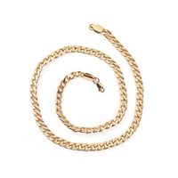 Nouveauté 2025 : Collier cubain hip-hop gaufré et bracelets à maillons pour hommes – Accessoires de mode tendance
