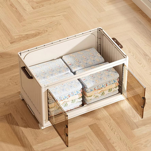 Gran oferta, armario de almacenamiento de 1 capa 8099-1, organizador de baño para niños con estantes apilables de plástico rectangulares - Product Image 1