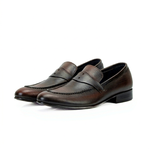 รองเท้าแฟชั่นผู้ชายระบายอากาศใหม่ loafers รองเท้าลำลองหนังแฮนด์เมดรองเท้า loafers รองเท้าชุด - Product Image 1