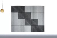 Panneaux acoustiques muraux en feutre de laine polyester 3D, panneaux acoustiques de plafond