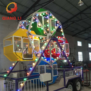 Manèges de parc d'attractions attractions pour enfants <span class=keywords><strong>manege</strong></span> pour enfant 10 sièges petite grande roue avec <span class=keywords><strong>remorque</strong></span> à <span class=keywords><strong>vendre</strong></span> - Product Image 1